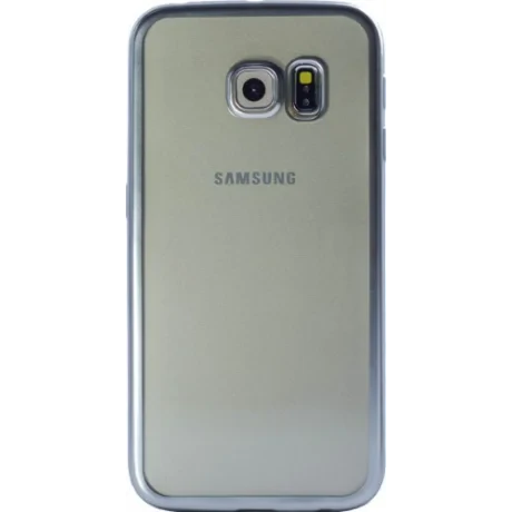 Husa Silicon Pentru Samsung Galaxy S7 ( Rama Argintiu )
