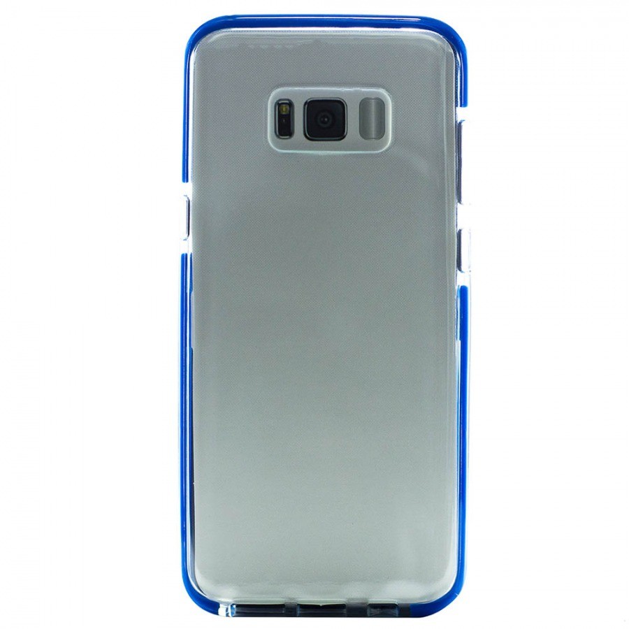 Husa Silicon Pentru Samsung Galaxy S8 Plus (Rama Albastru) thumb