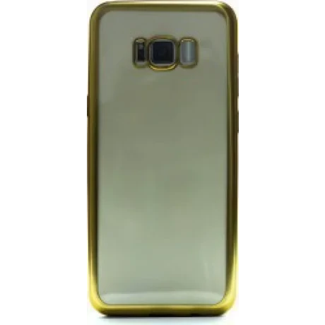 Husa Silicon Pentru Samsung Galaxy S8 Plus (Rama Auriu)