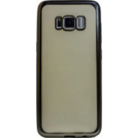 Husa Silicon Pentru Samsung Galaxy S8 (Rama Argintiu)