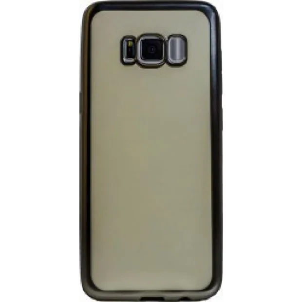 Husa Silicon Pentru Samsung Galaxy S8 (Rama Argintiu)