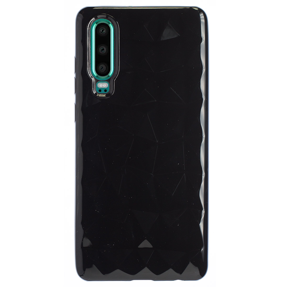 Husa Silicon Prism Huawei P30, Negru thumb