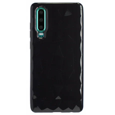 Husa Silicon Prism Huawei P30, Negru