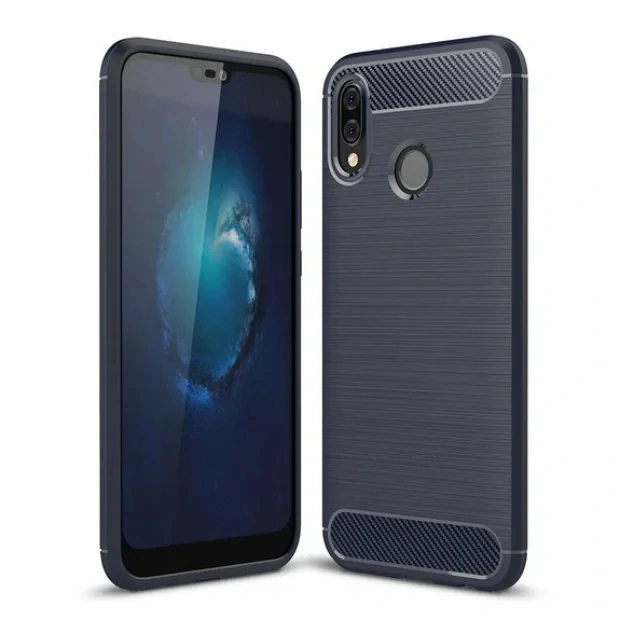 Husa Silicon Samsung Galaxy A10/M10, Carbon Albastru