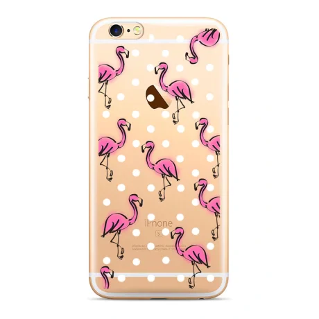 Husa Silicon Samsung Galaxy A30, Flamingo 003