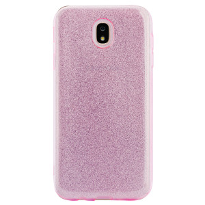 Husa silicon Samsung Galaxy J7 2017 Roz Glitter