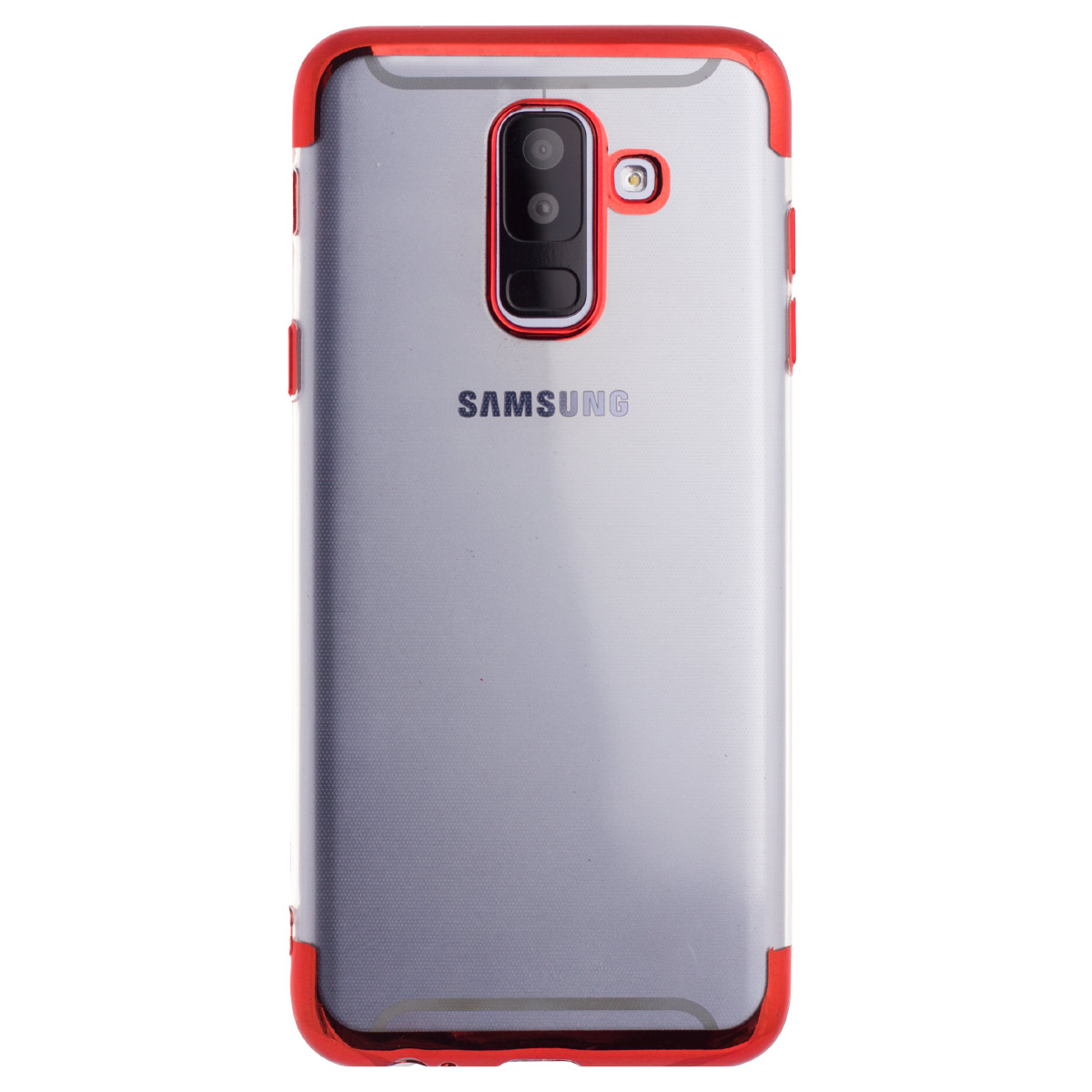 Husa Silicon Samsung Galaxy A6 Plus 2018, Rama Rosie thumb