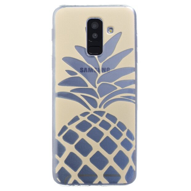 Husa Silicon Samsung Galaxy A6 Plus, Ananas