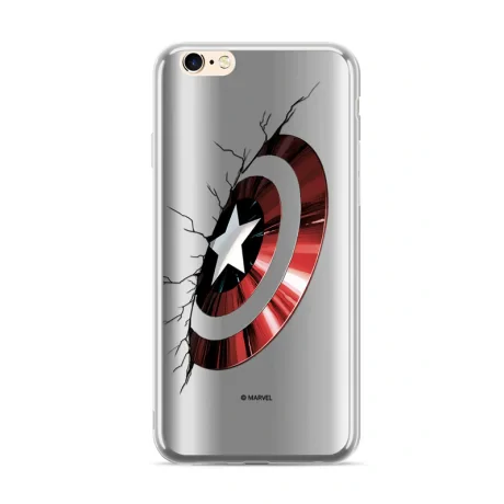 Husa Silicon Samsung Galaxy A7 2018 Captain America 023 Silver