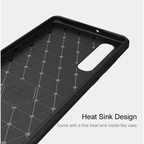 Husa Silicon Samsung Galaxy A70, Carbon