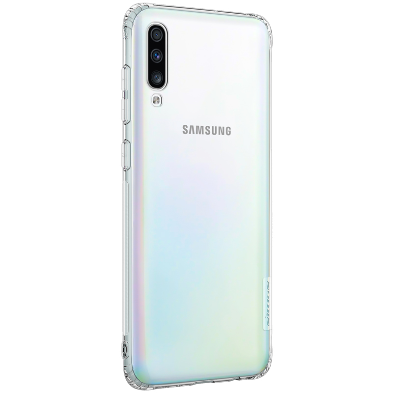Husa silicon Samsung Galaxy A70 Nature Transparent Nillkin thumb
