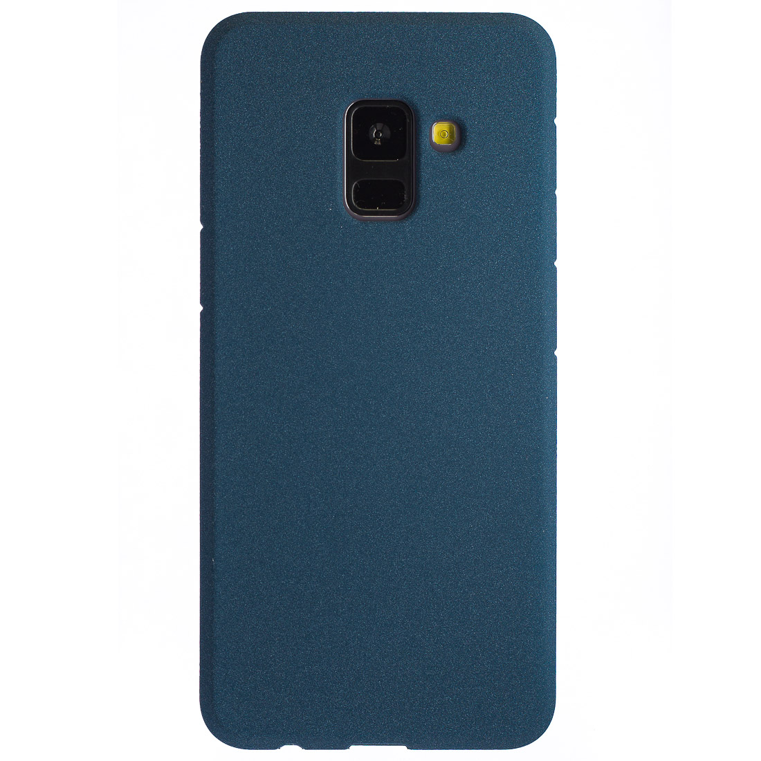 Husa Silicon Samsung Galaxy A8 2018, Albastru Sand thumb