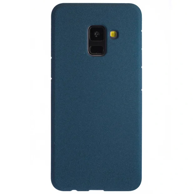 Husa Silicon Samsung Galaxy A8 2018, Albastru Sand