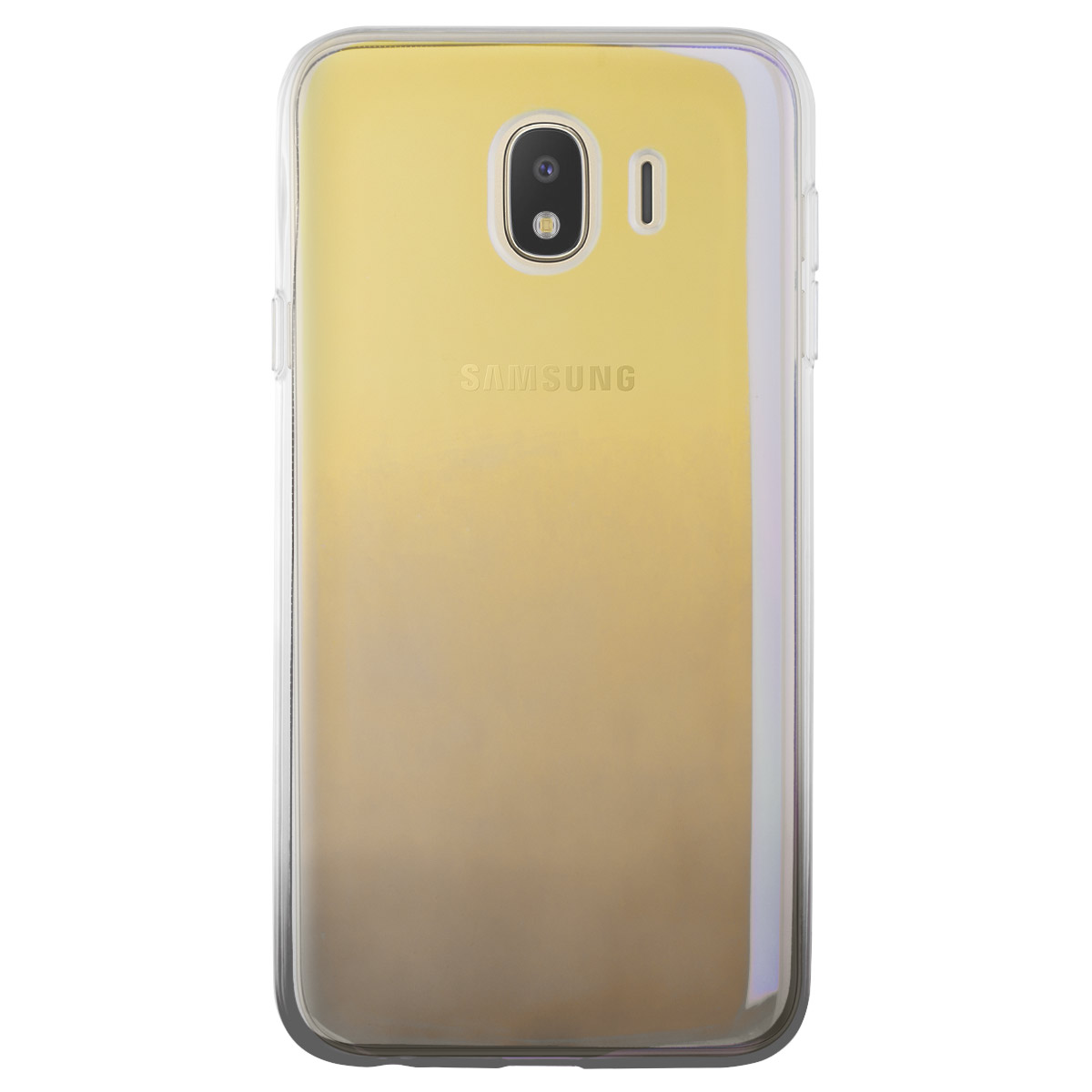 Husa silicon Samsung Galaxy J4 2018, Multicolor-Neagra thumb