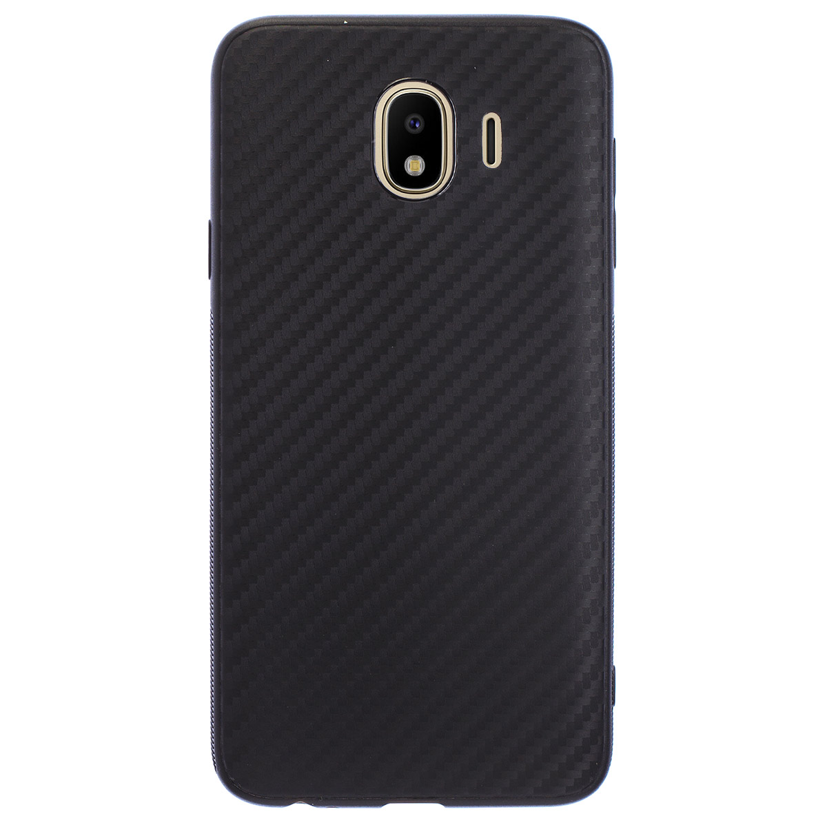 Husa Silicon Samsung Galaxy J4 2018, Negru Carbon thumb