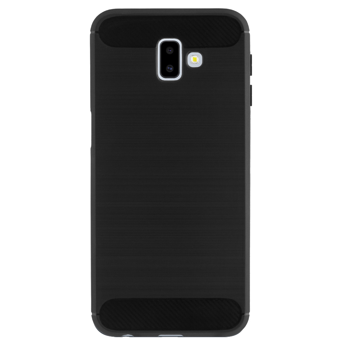 Husa Silicon Samsung Galaxy J6 Plus, Negru Carbon thumb
