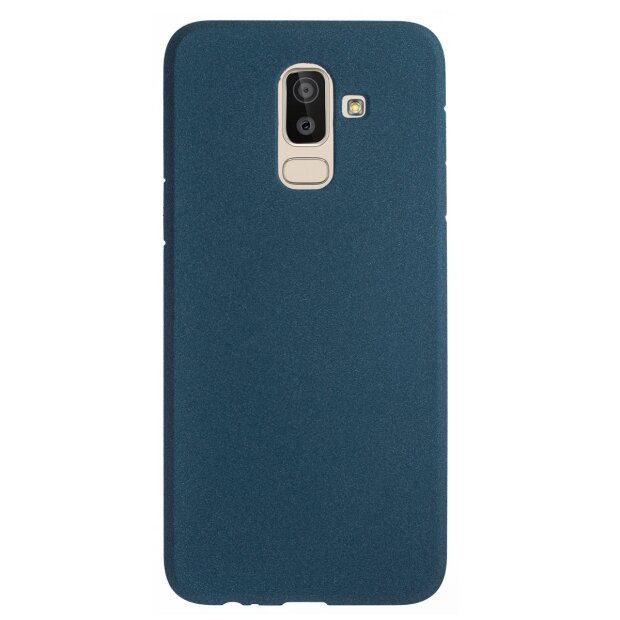 Husa Silicon Samsung Galaxy J8 2018, Albastru Sand