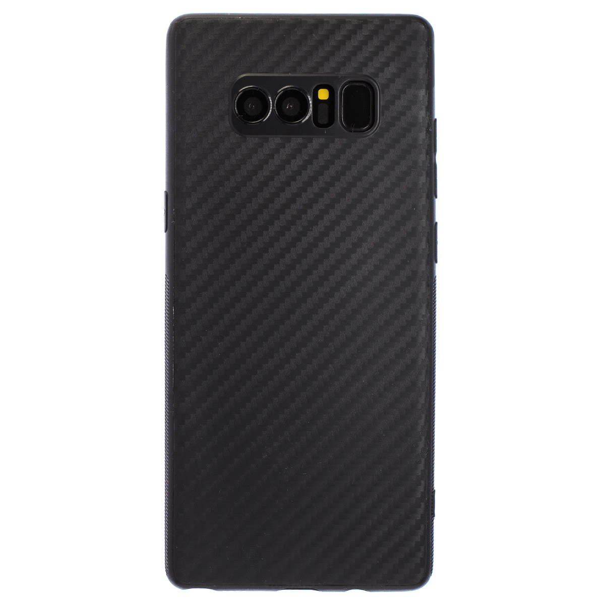 Husa Silicon Samsung Galaxy Note 8, Negru Carbon thumb