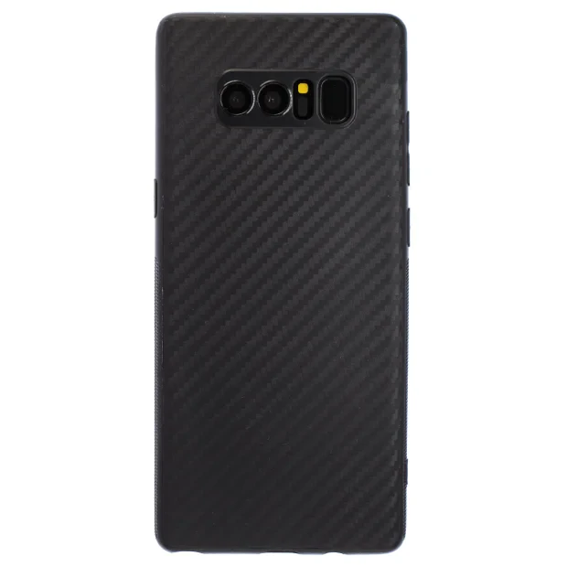 Husa Silicon Samsung Galaxy Note 8, Negru Carbon