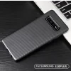 Husa Silicon Samsung Galaxy S10, Carbon Negru Mat