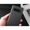 Husa Silicon Samsung Galaxy S10 E,  Negru Carbon Mat