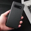 Husa Silicon Samsung Galaxy S10 E,  Negru Carbon Mat