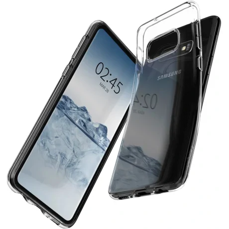 Husa Silicon Samsung Galaxy S10 E, Transparent Liquid Crystal