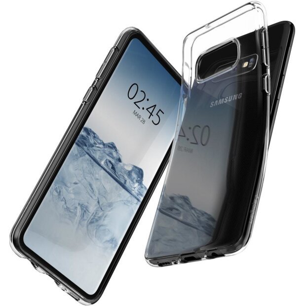 Husa Silicon Samsung Galaxy S10 E, Transparent Liquid Crystal