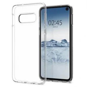 Husa Silicon Samsung Galaxy S10 E, Transparent Liquid Crystal