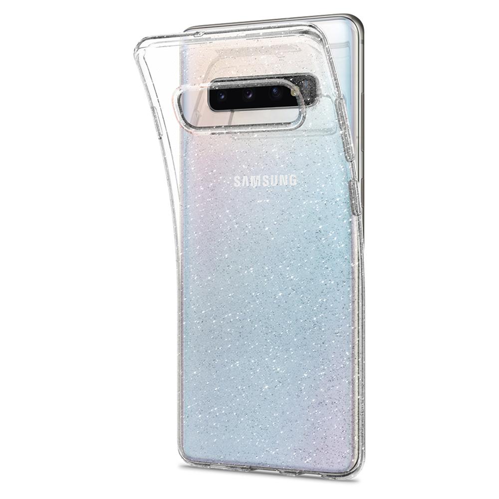 Husa Silicon Samsung Galaxy S10 Plus, Liquid Crystal Spigen thumb