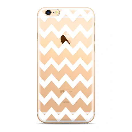 Husa Silicon Samsung Galaxy S10 White Zig Zag