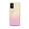 Husa silicon Samsung Galaxy S20, Glitter Circle Cover Guess Roz-Auriu