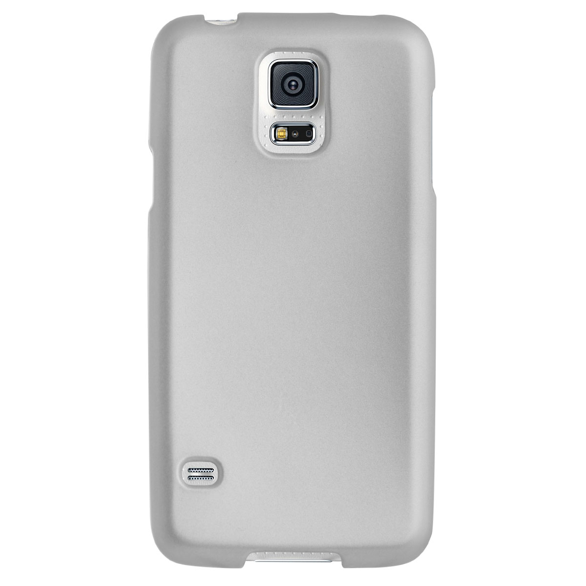 Husa silicon Samsung Galaxy S5, Contakt Argintie thumb