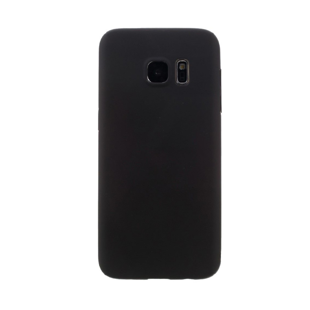 Husa silicon Samsung Galaxy S6 Edge, Contakt Neagra thumb