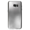 Husa silicon Samsung Galaxy S7 Edge, Contakt Argintie