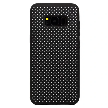 Husa silicon Samsung Galaxy S8 iShield Negru-Alb
