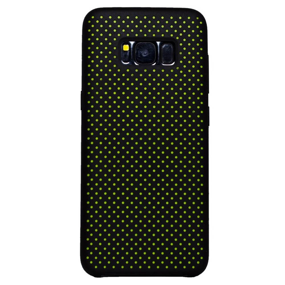 Husa silicon Samsung Galaxy S8 iShield Negru-Verde thumb