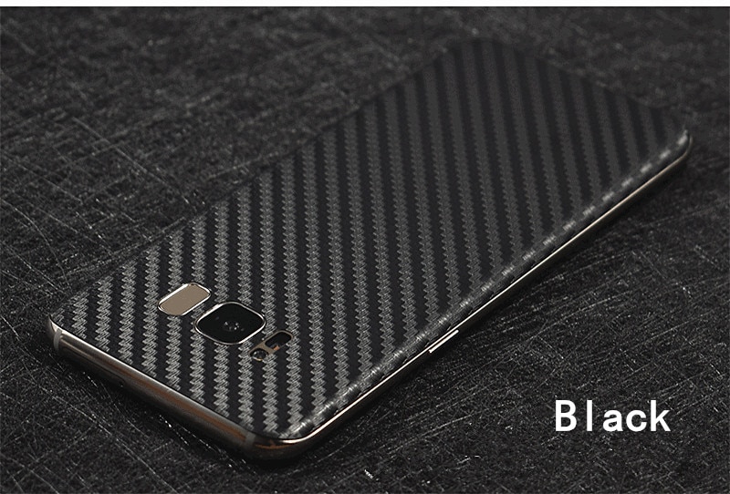 Husa Silicon Samsung Galaxy S8 , Negru Carbon thumb