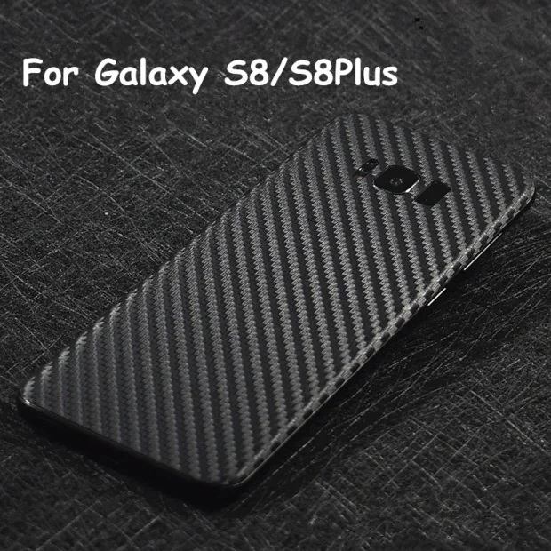 Husa Silicon Samsung Galaxy S8 , Negru Carbon