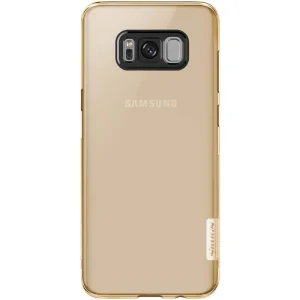 Husa silicon Samsung Galaxy S8, Nillkin Nature Auriu