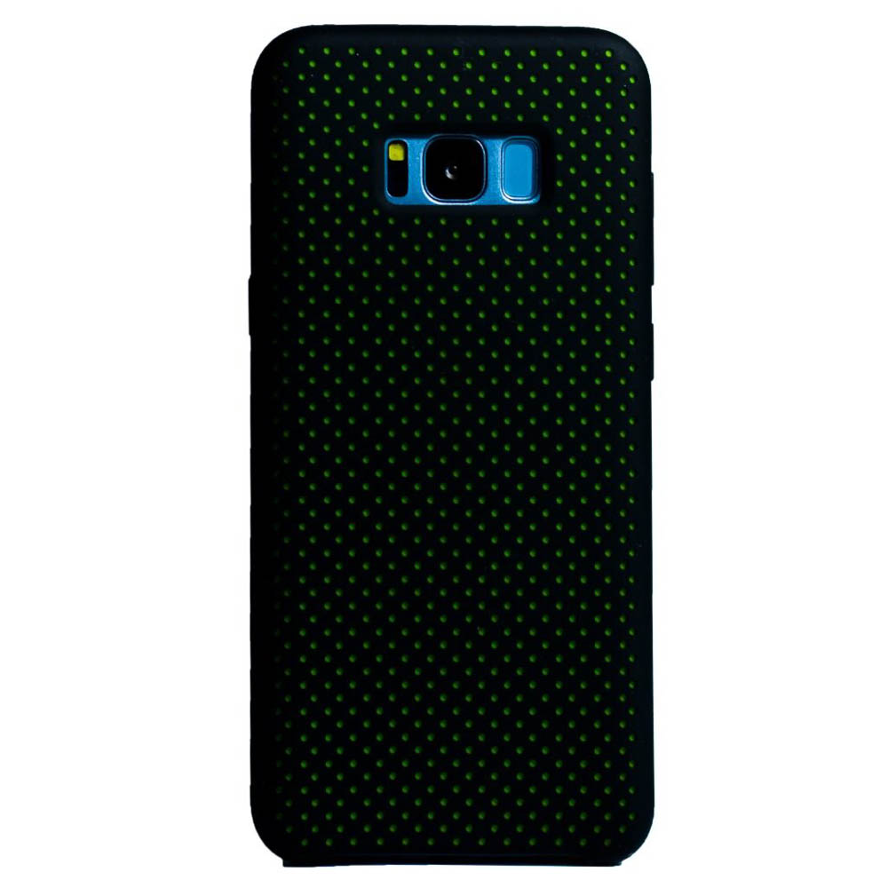 Husa silicon Samsung Galaxy S8 Plus iShield Negru-Verde thumb