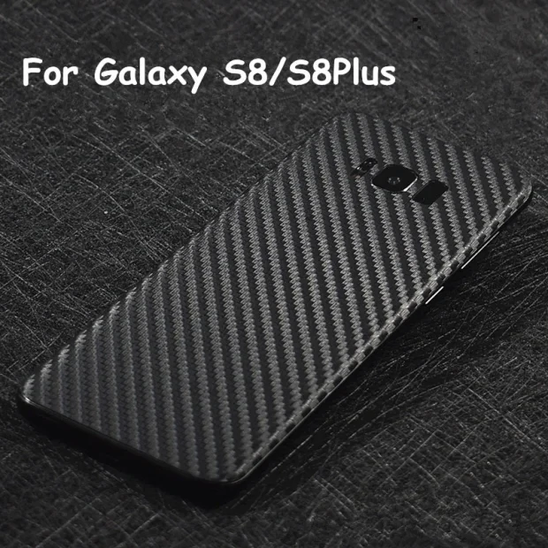 Husa Silicon Samsung Galaxy S8 Plus, Negru Carbon