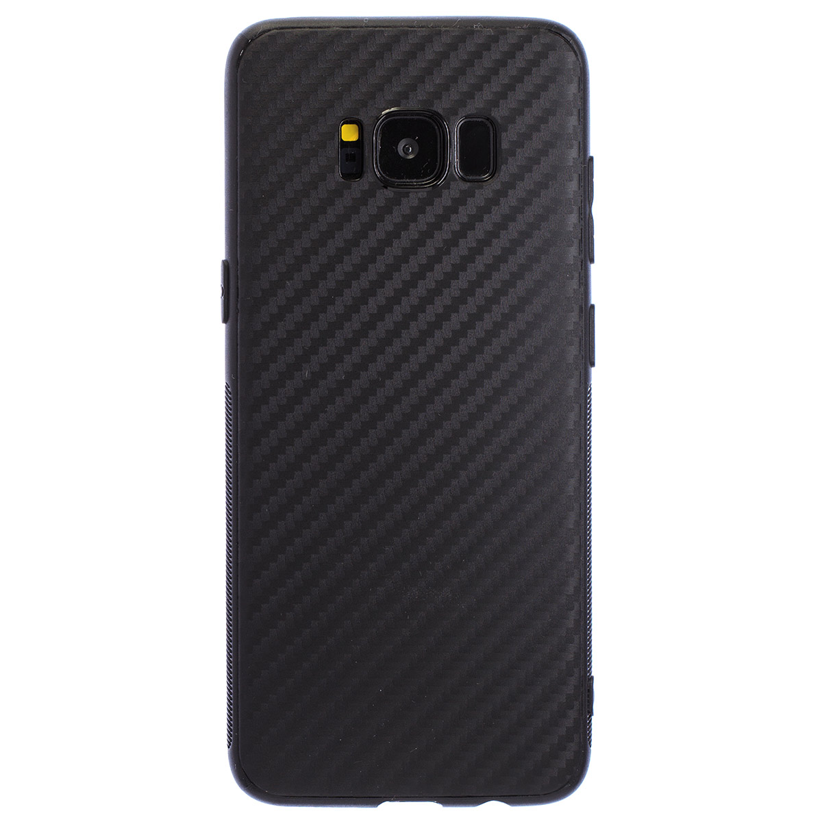 Husa Silicon Samsung Galaxy S8 Plus, Negru Carbon thumb