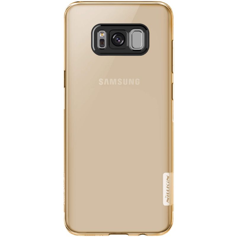Husa silicon Samsung Galaxy S8 Plus, Nillkin Nature Auriu thumb