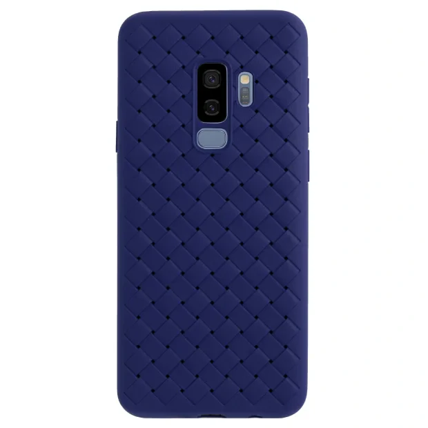 Husa silicon Samsung Galaxy S9 Plus Baseus Weaving Albastru