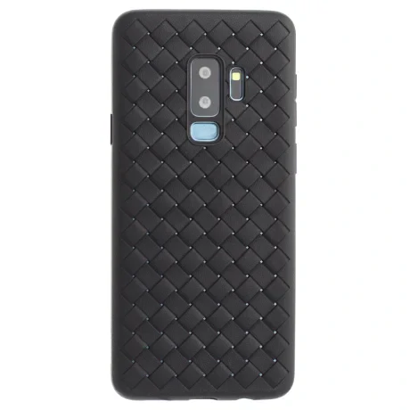 Husa silicon Samsung Galaxy S9 Plus Baseus Weaving Neagra