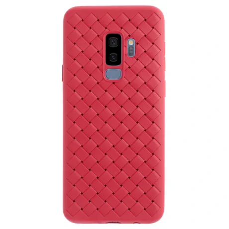 Husa silicon Samsung Galaxy S9 Plus Baseus Weaving Rosie