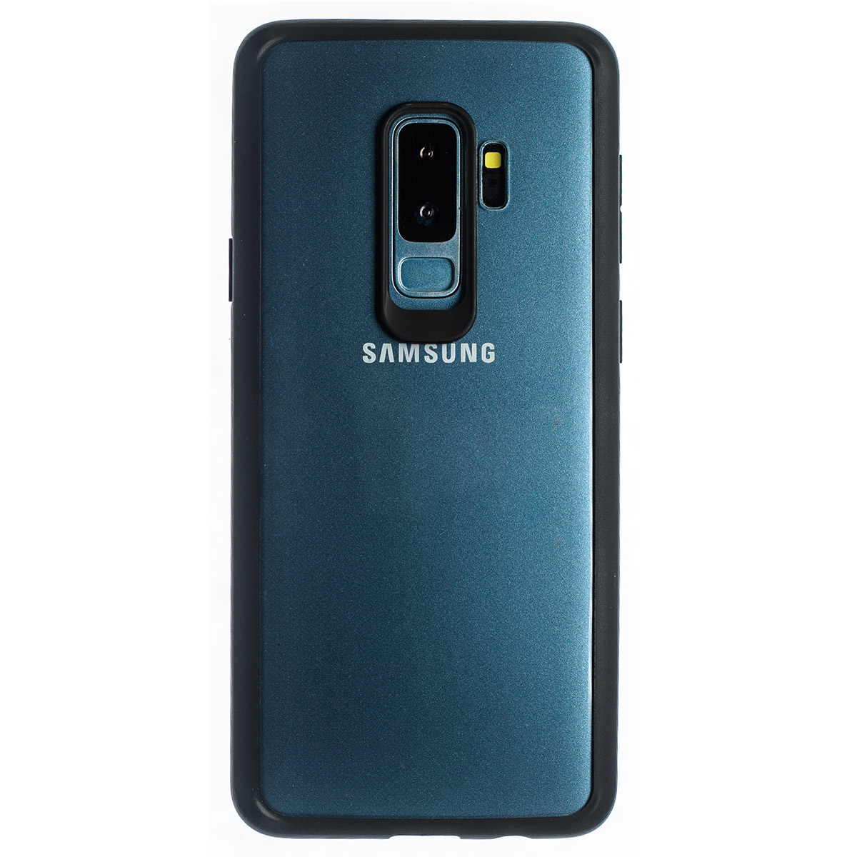 Husa silicon Samsung Galaxy S9 Plus, Rama Neagra thumb