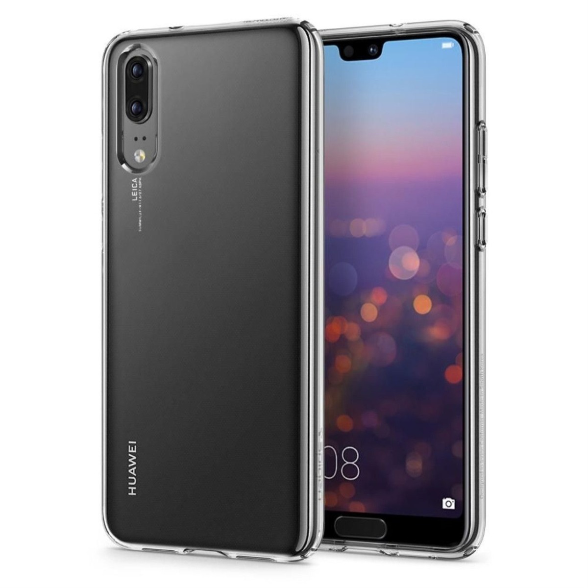 Husa silicon slim Huawei P20 Transparenta thumb