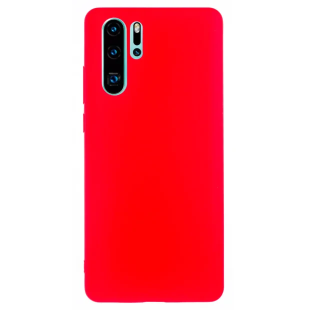 Husa Silicon Slim Huawei P30 Pro Rosu Mat